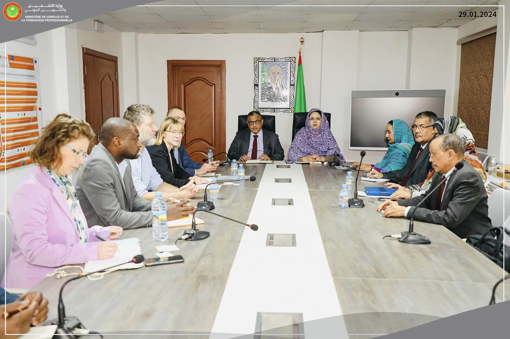 La Ministre de l’Emploi rencontre une délégation de la Banque allemande