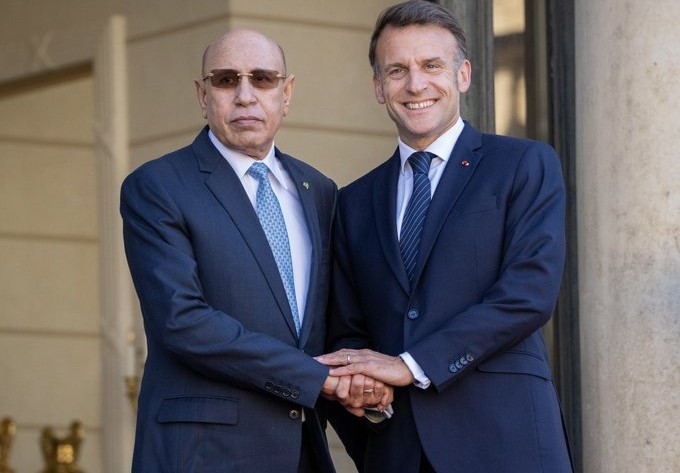 Visite d'État de Mohamed Ould Cheikh El Ghazouani, Président de la Mauritanie (Elysée)